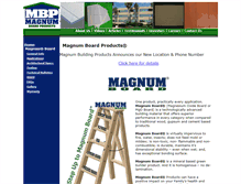 Tablet Screenshot of magnumbp.com